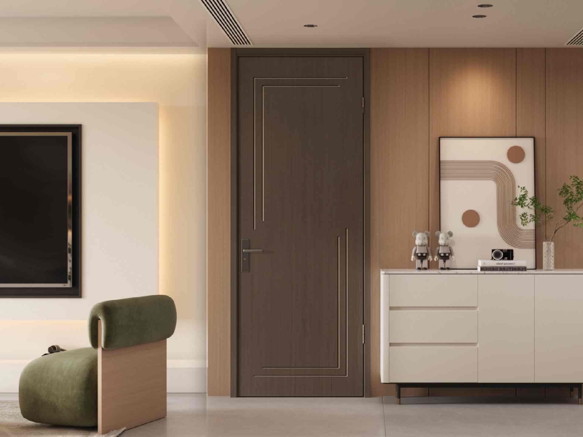 Deep Walnut WPC Door - G004