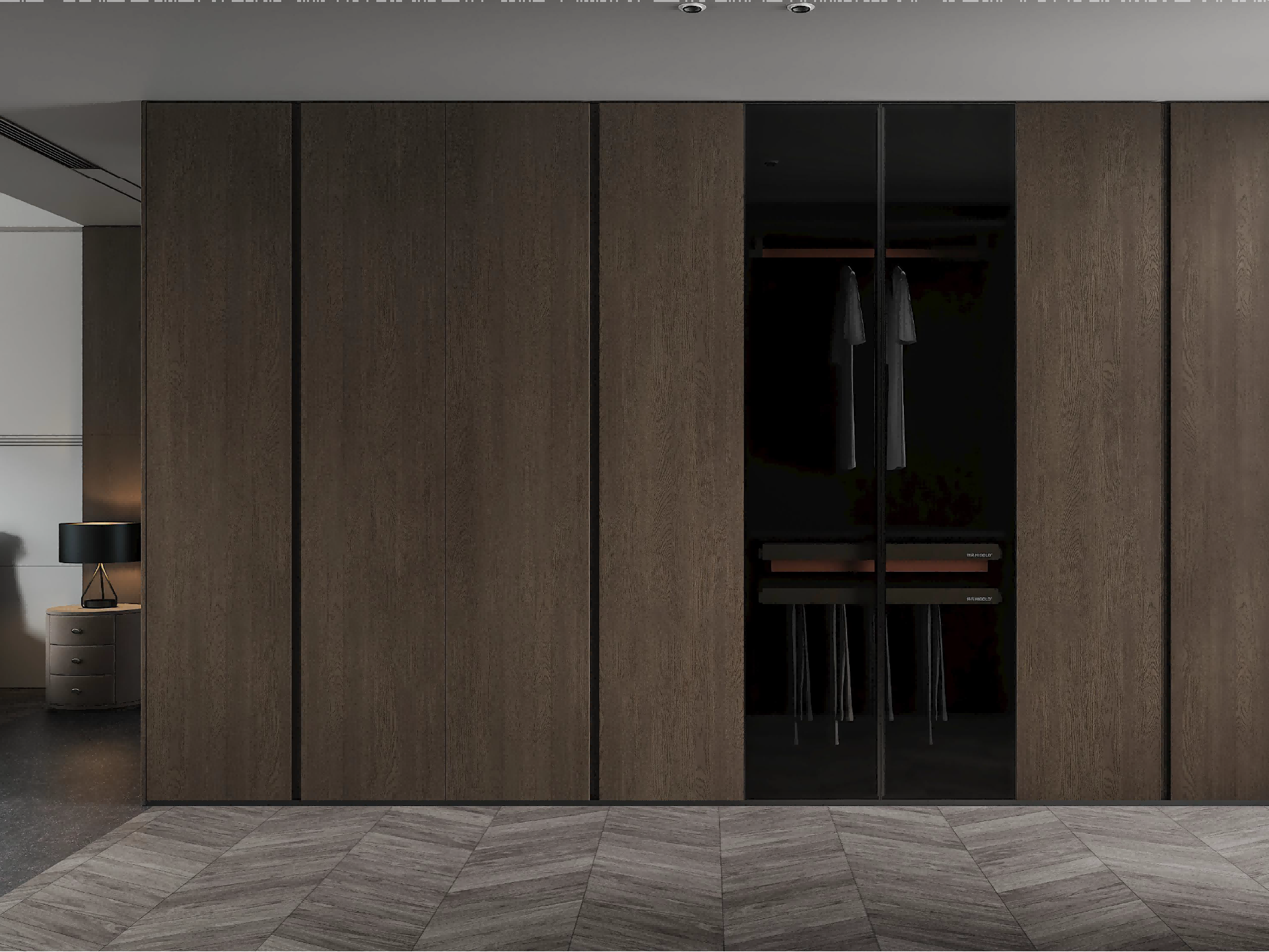 Modern Minimalism LacquerNoLacquer Custom Flatpanel WardrobeNode